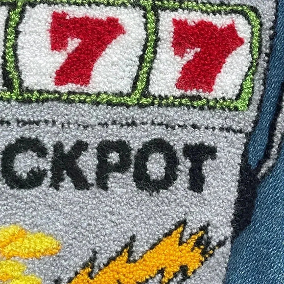 Vintage Big Time Denim Back patch Blue Jacket Size Large - Picture 10 of 14